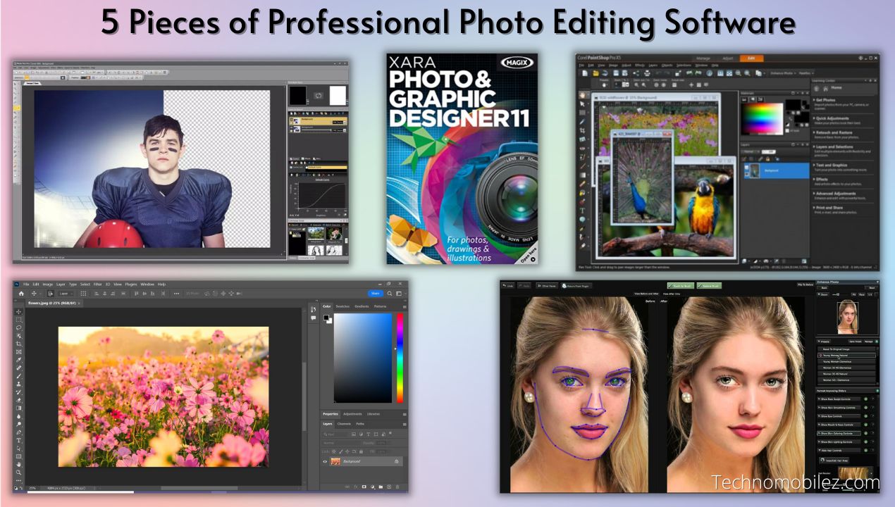 5 Pieces of Professional Photo Editing Software