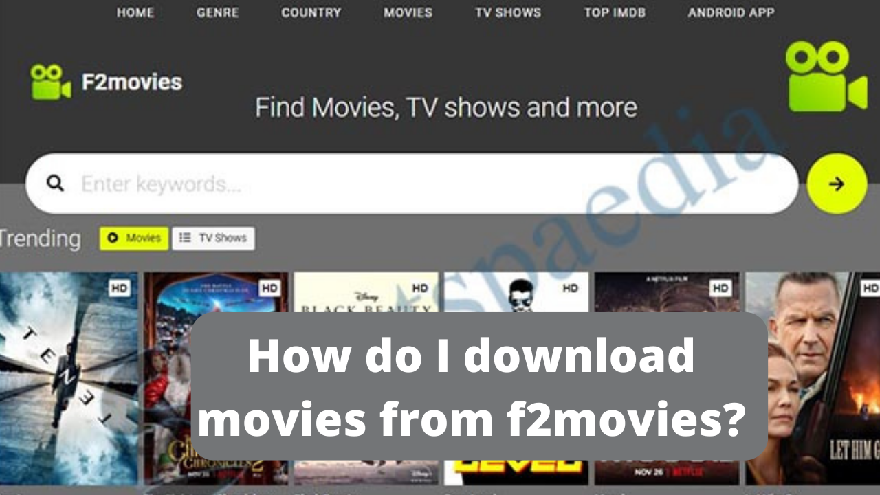 How do I download movies from f2movies?